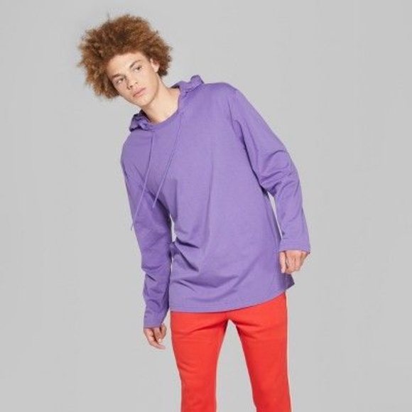 Original Use Mens Long Sleeve Hooded Shirt - Picture 2 of 5